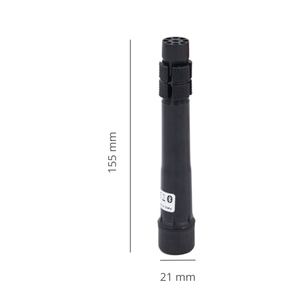 foto con misure del Trackting BIKE T9 antifurto gps per mountainbike